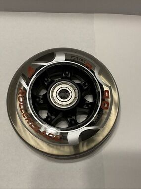 Rollerblade 90mm Black & Silver Inline Skate Wheel - Single Wheel